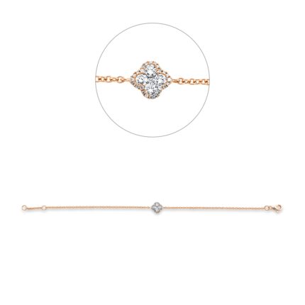 Armband Rosegold 18kt 0,35 Diamantschmuck mit 29 Diamanten - 5D969