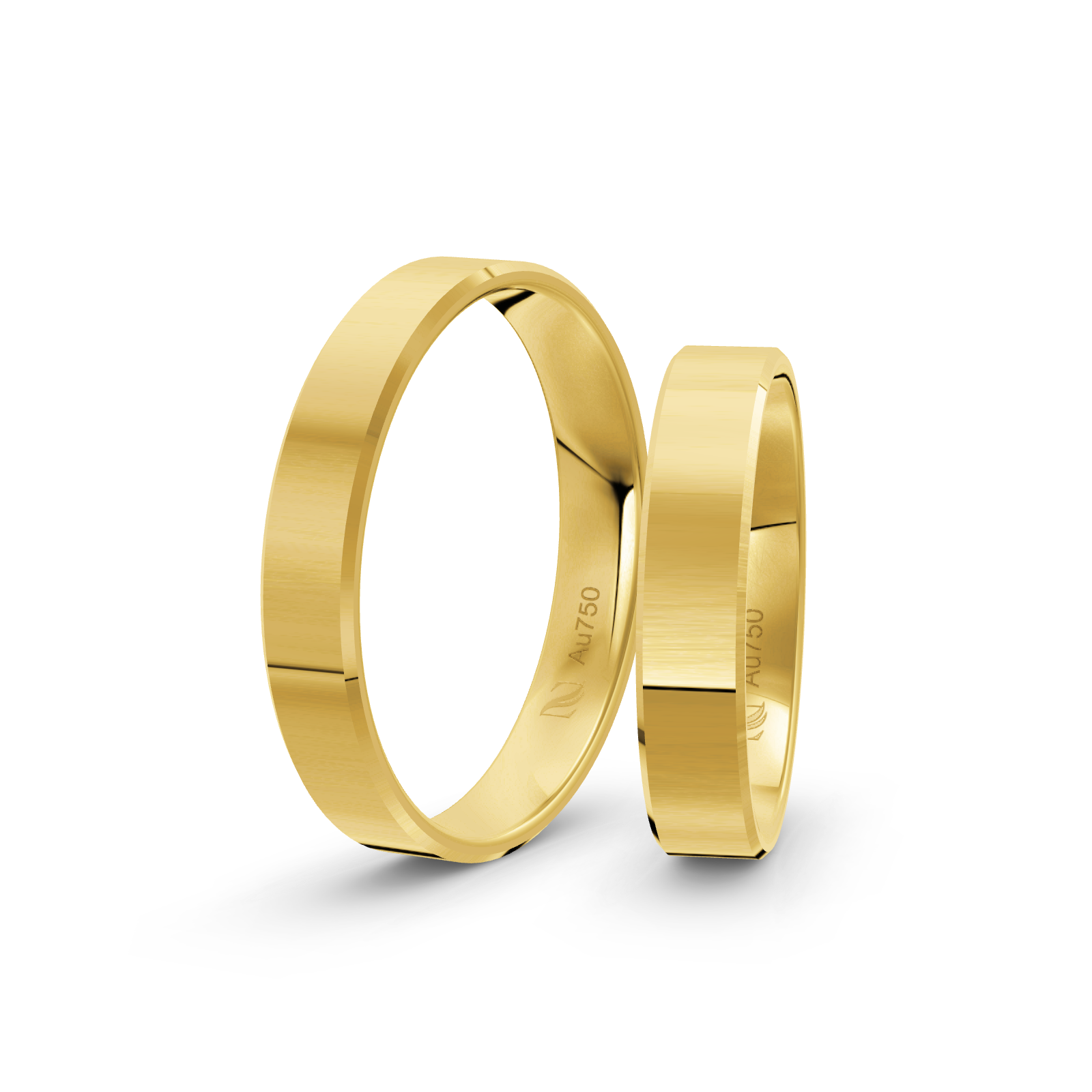 Trauringe Gelbgold / 750 Gold | Modell Z°2008 – Bild 1