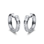 Creolen Weißgold 18kt 0,65 Diamantschmuck mit 32 Diamanten - 2G777