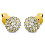 Ohrstecker Gelbgold 18kt 0,73 Diamantschmuck mit 74 Diamanten - 2O815
