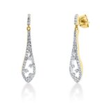 Ohrschmuck Gelbgold 18kt 0,40 Diamantschmuck mit 84 Diamanten - 2S424