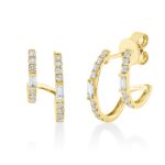 Ohrschmuck Gelbgold 18kt 0,67 Diamantschmuck mit 34 Diamanten - 2S689