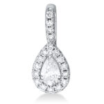 Anhänger Weißgold 18kt 0,40 Diamantschmuck mit 19 Diamanten - 3G478