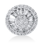 Anhänger Weißgold 18kt 0,69 Diamantschmuck mit 54 Diamanten - 3G827