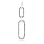 Anhänger Weißgold 18kt 0,26 Diamantschmuck mit 56 Diamanten - 3G831