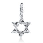 Anhänger Weißgold 18kt 0,11 Diamantschmuck mit 17 Diamanten - 3G832