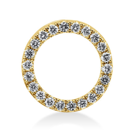 Anhänger Gelbgold 18kt 0,20 Diamantschmuck mit 22 Diamanten - 3H006