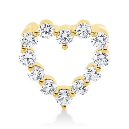 Anhänger Gelbgold 18kt 0,47 Diamantschmuck mit 12 Diamanten - 3H316