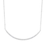 Collier Weißgold 18kt 0,20 Diamantschmuck mit 39 Diamanten - 4M899