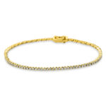 Armband Gelbgold 18kt 1,03 Diamantschmuck mit 100 Diamanten - 5C416