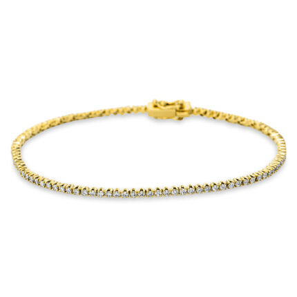 Armband Gelbgold 18kt 1,03 Diamantschmuck mit 100 Diamanten - 5C416