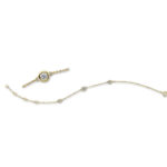 Armband Gelbgold 18kt 0,21 Diamantschmuck mit 3 Diamanten - 5E264