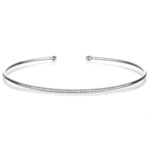 Armreif Weißgold 18kt 0,16 Diamantschmuck mit 53 Diamanten - 6A266