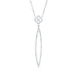 Collier Weißgold 18kt 0,24 Diamantschmuck mit 84 Diamanten - 4N111