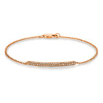Armband Rosegold 18kt 0,39 Diamantschmuck mit 76 Diamanten - 5A051