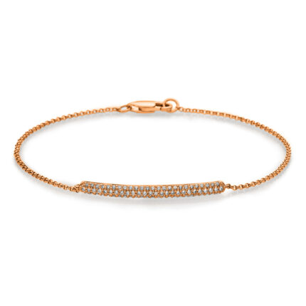 Armband Rosegold 18kt 0,39 Diamantschmuck mit 76 Diamanten - 5A051