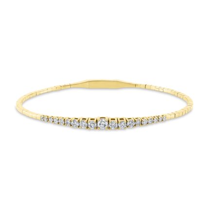 Armband Gelbgold 18kt 0,47 Diamantschmuck mit 19 Diamanten - 5F089