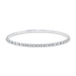 Armreif Weißgold 18kt 0,45 Diamantschmuck mit 21 Diamanten - 6B141