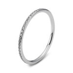 Memoire Weißgold 18kt 0,19 Diamantringe mit 52 Diamanten - 1C354