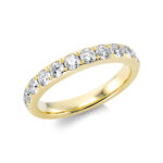 Memoire Gelbgold 18kt 0,99 Diamantringe mit 12 Diamanten - 1CM30