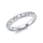 Memoire Weißgold 18kt 0,96 Diamantringe mit 12 Diamanten - 1CM30