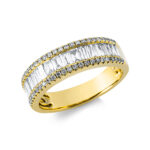 Baguette Gelbgold 18kt 0,91 Diamantringe mit 68 Diamanten - 1CU51