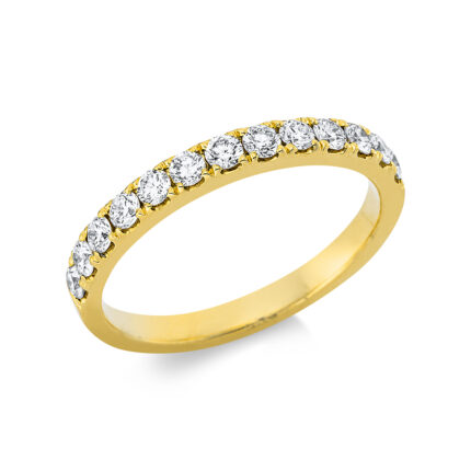 Memoire Gelbgold 18kt 0,52 Diamantringe mit 13 Diamanten - 1DA07