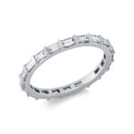 Memoire Weißgold 18kt 1,04 Diamantringe mit 20 Diamanten - 1EO98