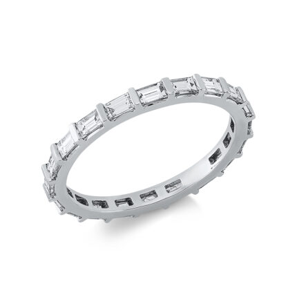 Memoire Weißgold 18kt 1,04 Diamantringe mit 20 Diamanten - 1EO98