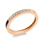 Memoire Rosegold 18kt 0,11 Diamantringe mit 9 Diamanten - 1FC58