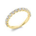 Memoire Gelbgold 18kt 1,08 Diamantringe mit 13 Diamanten - 1FH26