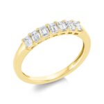 Memoire Gelbgold 18kt 0,66 Diamantringe mit 7 Diamanten - 1FR10