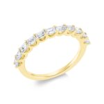 Memoire Gelbgold 18kt 0,92 Diamantringe mit 11 Diamanten - 1FR16