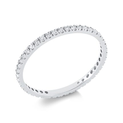 Memoire Weißgold 18kt 0,34 Diamantringe mit 45 Diamanten - 1FX46