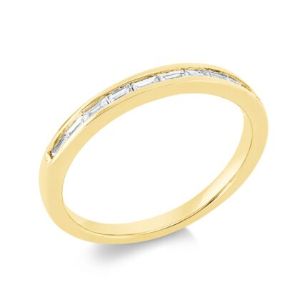 Memoire Gelbgold 18kt 0,23 Diamantringe mit 10 Diamanten - 1FX48