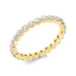 Memoire Gelbgold 18kt 1,12 Diamantringe mit 24 Diamanten - 1FX63