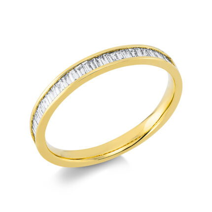 Memoire Gelbgold 18kt 0,28 Diamantringe mit 32 Diamanten - 1H391