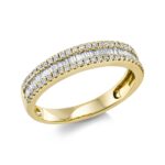 Baguette Gelbgold 18kt 0,58 Diamantringe mit 88 Diamanten - 1N098