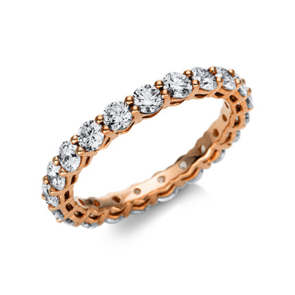 Memoire Rosegold 18kt 1,98 Diamantringe mit 21 Diamanten - 1U312