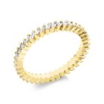 Memoire Gelbgold 18kt 0,46 Diamantringe mit 40 Diamanten - 1V592