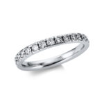 Memoire Weißgold 18kt 0,93 Diamantringe mit 28 Diamanten - 1Z151