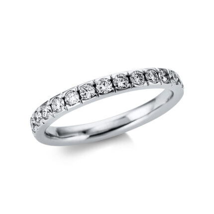 Memoire Weißgold 18kt 0,93 Diamantringe mit 28 Diamanten - 1Z151