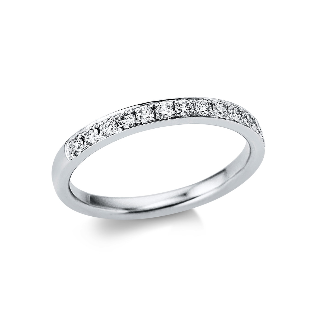 1Z283W Memoire Weißgold 18kt 0,29 Diamantringe mit 14 Diamanten - 1Z283 – Bild 1