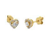 Ohrstecker Gelbgold 18kt 0,31 Diamantschmuck mit 32 Diamanten - 2H860