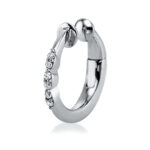 Ohrschmuck Weißgold 18kt 0,04 Diamantschmuck mit 6 Diamanten - 2K238