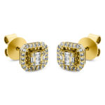 Ohrstecker Gelbgold 18kt 0,22 Diamantschmuck mit 58 Diamanten - 2K740