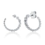 Ohrstecker Weißgold 18kt 0,80 Diamantschmuck mit 32 Diamanten - 2T234