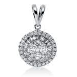 Anhänger Weißgold 18kt 0,33 Diamantschmuck mit 60 Diamanten - 3G941