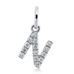 Anhänger Weißgold 18kt 0,06 Diamantschmuck mit 14 Diamanten - 3H100