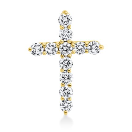 Anhänger 18 kt GG Kreuz
